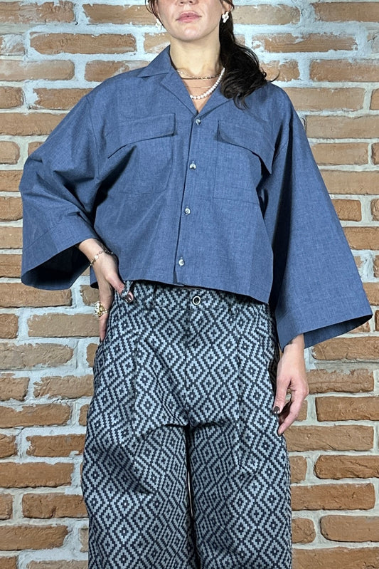 LISBONA CROP KIMONO