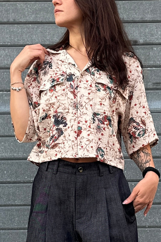 CAMICIA LISBONA CROP
