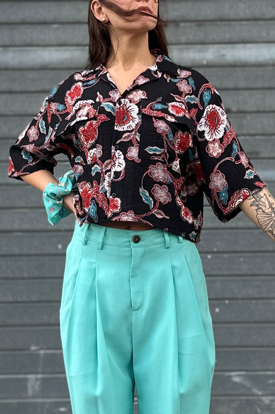 CAMICIA LISBONA CROP